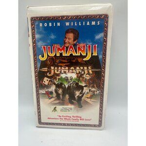 Jumanji VHS Robin Williams 1995 Family Adventure Classic PG Hi-Fi Video